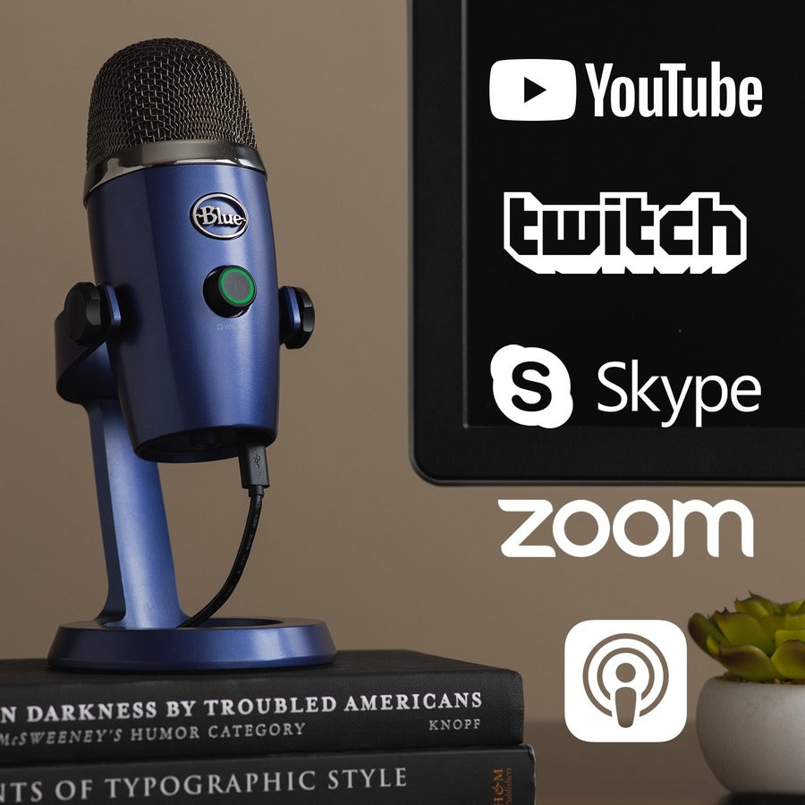 Logitech  Yeti Nano - Vivid Blue