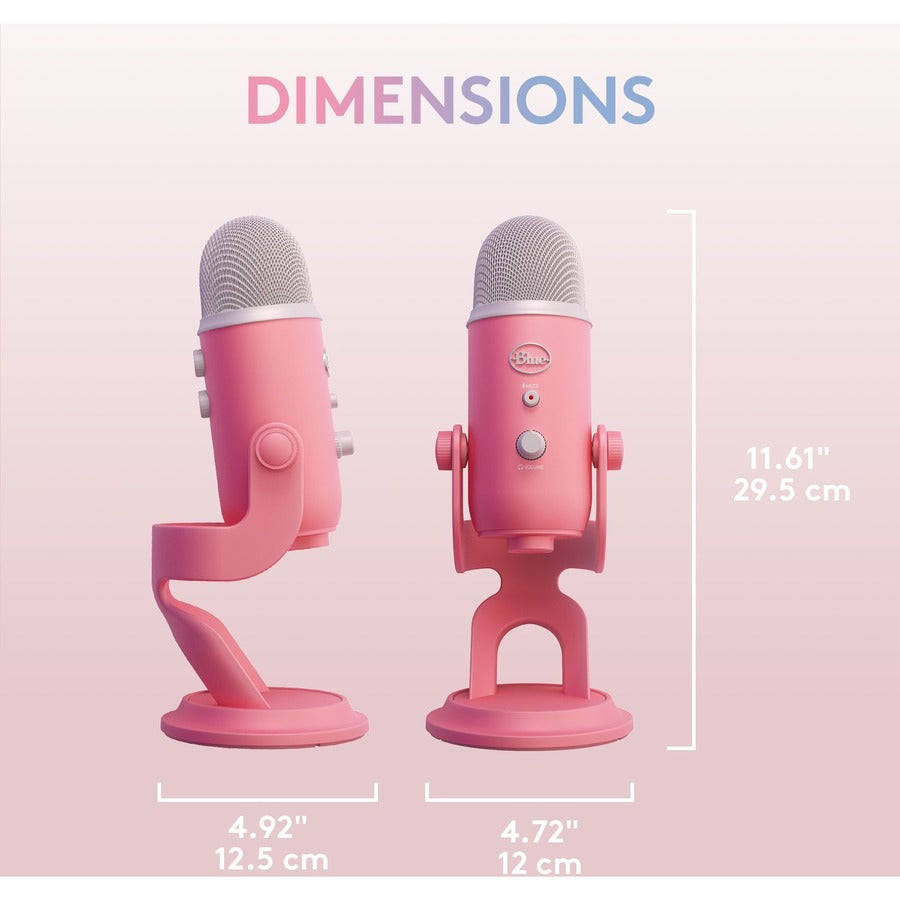 Logitech  Blue Mic Yeti Pink Dawn Coll